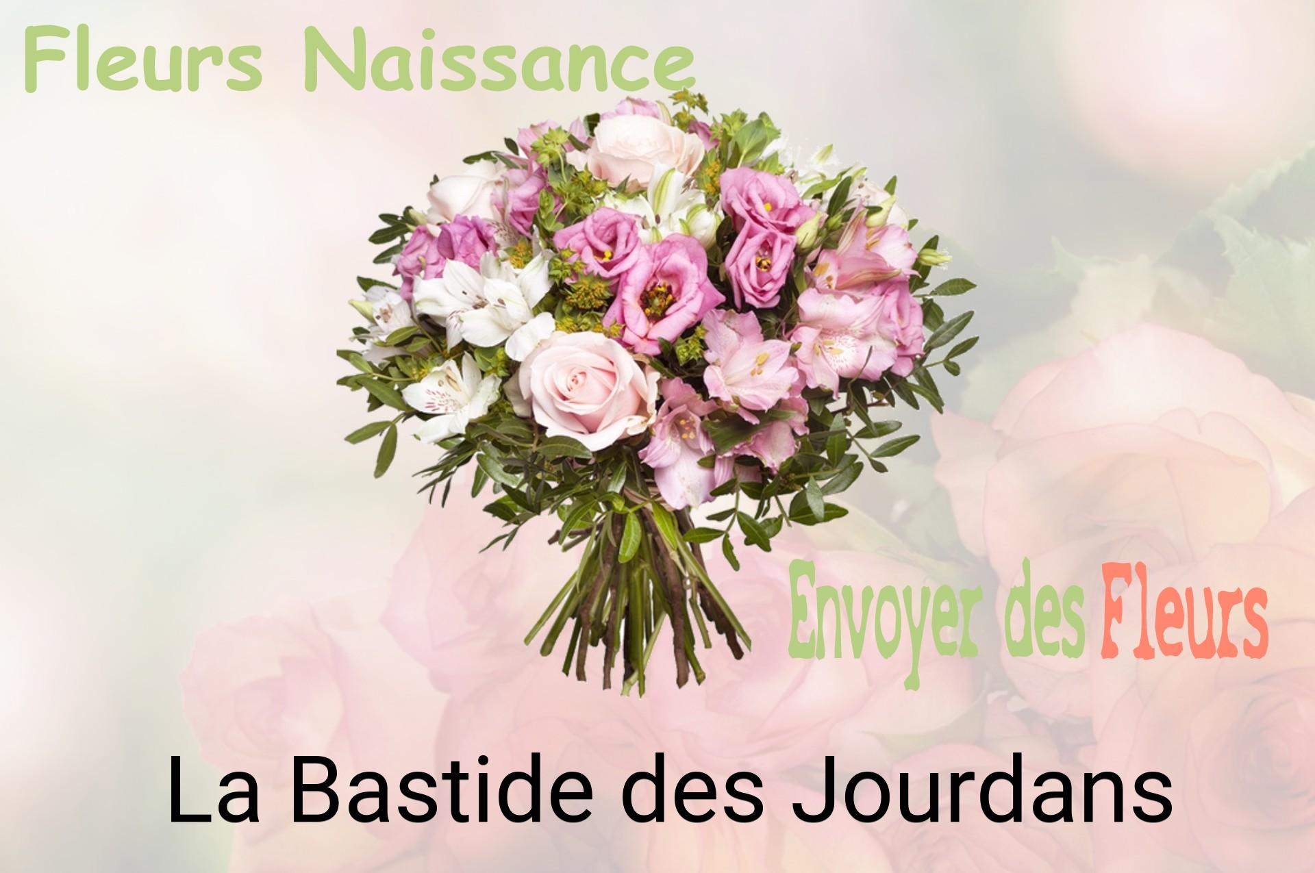 Bouquet de fleurs de naissance livré à La Bastide-des-Jourdans